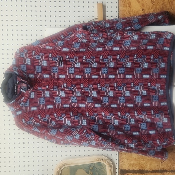 Southern Marsh Tops - Southern Marsh Star spangled fleece pullover 2X good condition